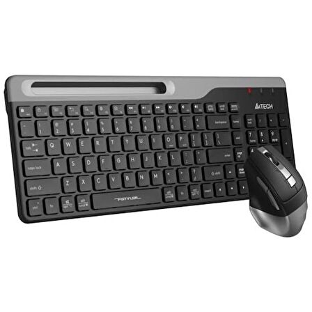 A4-Tech FB2535C BT 2.4 G Siyah Klavye Ve Şarjlı Mouse  Type-C Şarj Edilebilir Tasarım Mouse, 1x AA Klavye Pil.