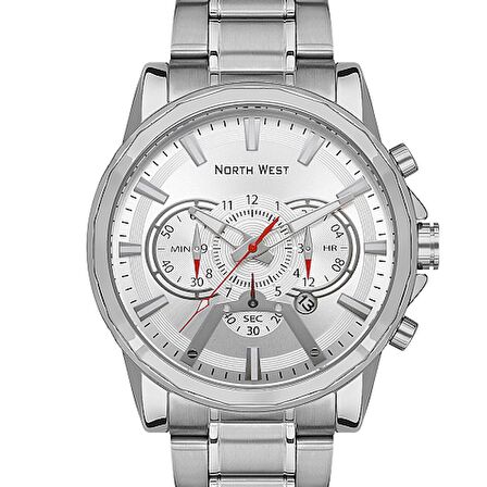 North West Analog Erkek Çelik Kordon Kol Saati NW-2102-A