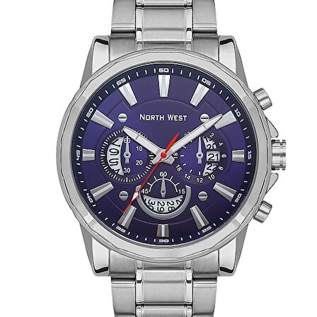 North West Analog Erkek Çelik Kordon Kol Saati NW-2101-E
