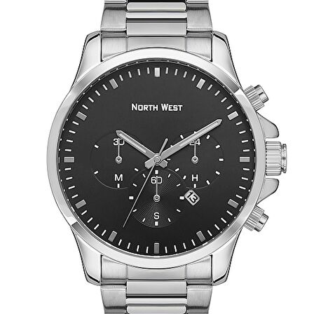 North West Analog Erkek Çelik Kordon Kol Saati NW-2105-C