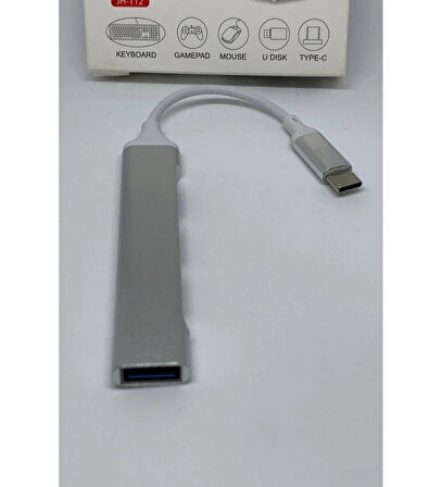 Desingshop All 4 In 1 Type-C To USB 3.0 Hub Adaptör Çevirici & Dönüştürücü Çoğaltıcı