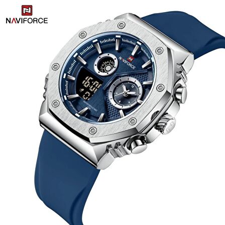 Naviforce Digital Analog Silikon Kayışlı Kol Saati