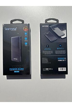 Premium Series 10000 mah 18W hızlı şarj destekli Powerbank NP-101F