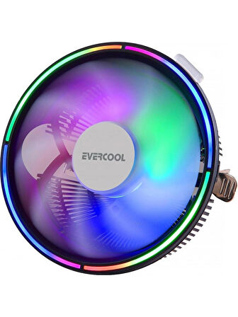 Evercool Cs-13 130X130X85MM 1800RPM Intel 775/115X/AMD 2+3-4-Fm1 Cpu Fan