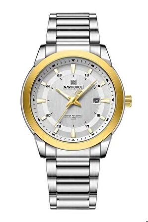 Naviforce Erkek Kol Saati Analog Çelik Kasa Çelik Kordon
