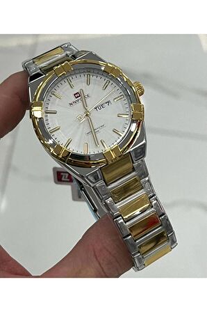 Naviforce Digital Analog Çelik Kayışlı Kol Saati