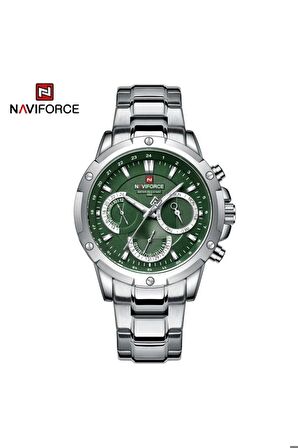 Naviforce Digital Analog Çelik Kayışlı Kol Saati