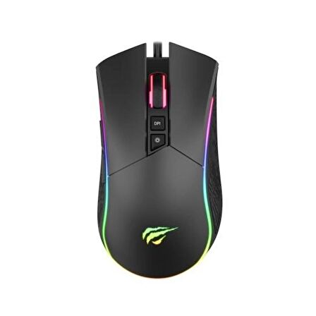 GameNote MS1001 Kablolu RGB Gaming Mouse Siyah  USB/Ayarlanabilr RGB ışıklı/DPI