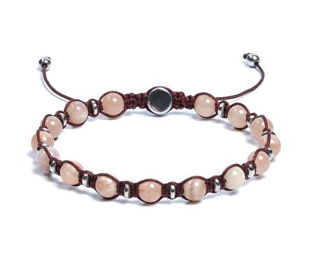 Güneş, Hematit Bileklik - Sandor Sun Bileklik - Tasarım Bileklik 6mm Ayarlanabilir