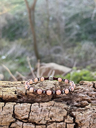 Güneş, Hematit Bileklik - Sandor Sun Bileklik - Tasarım Bileklik 6mm Ayarlanabilir