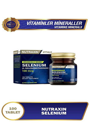 Nutraxin Selenium 100 mcg 100 Tablet