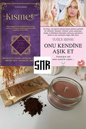 Tuğçe IŞINSU - 2 Kitap Set... Onu Kendine Aşık Et ve Kısmet Kitapları ( Mum ve Kahve Hediyeli )