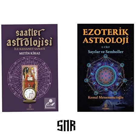 Saatler Astrolojisi ile Kehanet Sanatı ve Ezoterik Astroloji... 2 Kitap Set