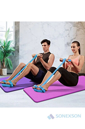 Body Trimmer Mekik Çekme Aleti Evde Spor Lastikli Egzersiz Lastiği
