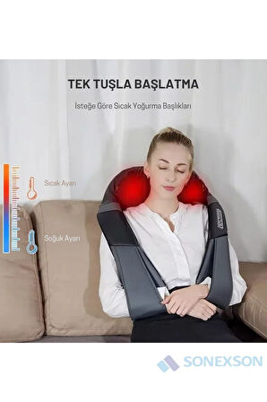 Şarjlı Boyun - Sırt - Omuz- Bel Masaj Aleti / Ayak Masajı / Vücut Masaj Yastığı
