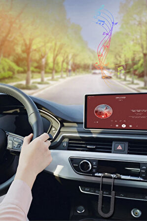Bluetooth Receiver Aux Kablo Wireless Araç Kiti