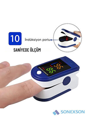 Pulse Oksimetre Parmak Tipi Nabiz Oksijen
