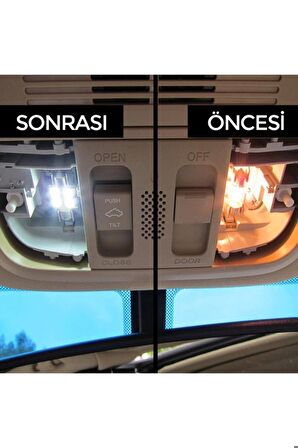 Sofit Led Canbus 39mm Iç Aydınlatma Plaka Lamba T10 2 Adet