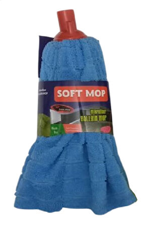 Soft Mop Mikrofiber Havlu Paspas Mop Ucu Ahşap Sapı Takım