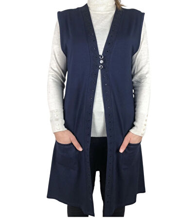 KADIN GÜNLÜK UZUN PENYE YELEK