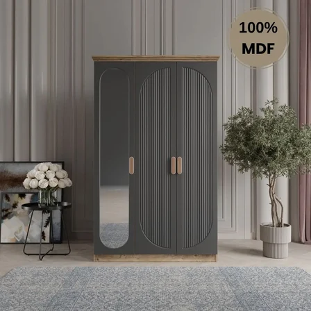 Soho 3 kapak MDF gardırop