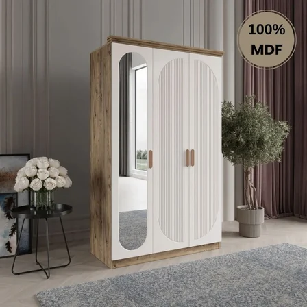 Soho 3 kapak MDF gardırop