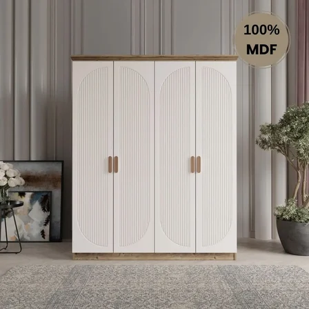 Soho 4 kapak MDF gardırop