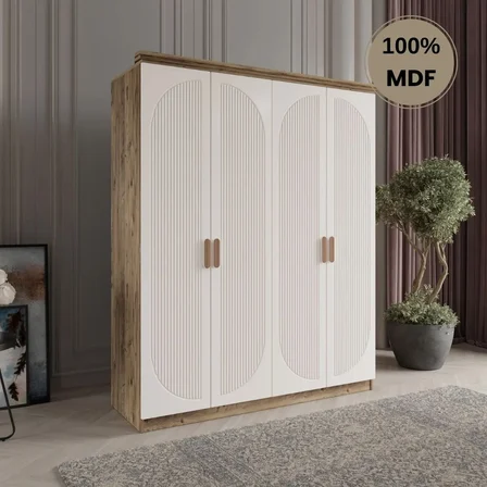 Soho 4 kapak MDF gardırop
