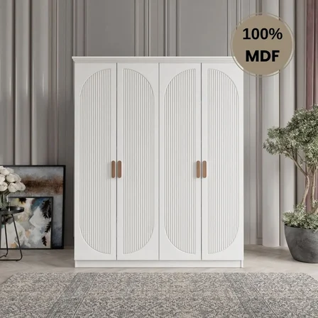 Soho 4 kapak MDF gardırop