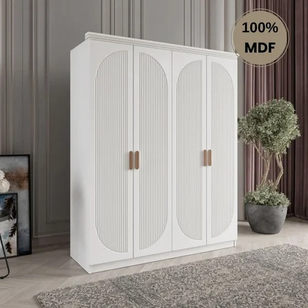 Soho 4 kapak MDF gardırop
