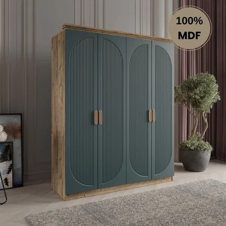 Soho 4 kapak MDF gardırop