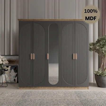 Soho 5 kapak MDF gardırop