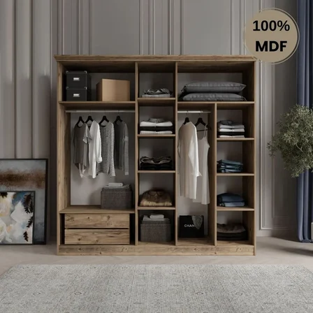 Soho 5 kapak MDF gardırop