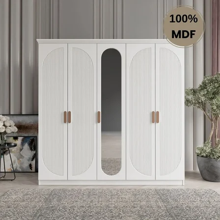 Soho 5 kapak MDF gardırop