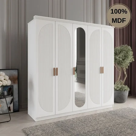 Soho 5 kapak MDF gardırop