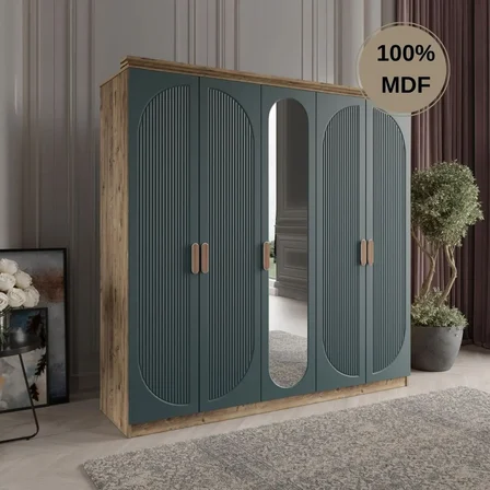 Soho 5 kapak MDF gardırop