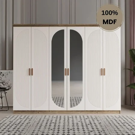Soho 6 kapak MDF gardırop