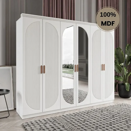 Soho 6 kapak MDF gardırop