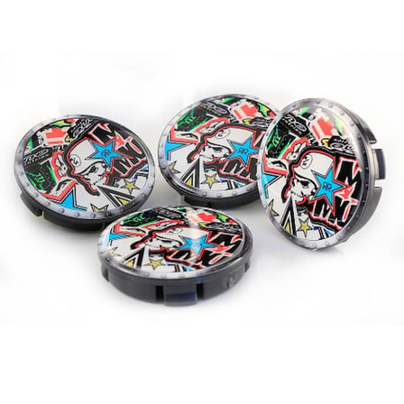 Schädel RR Damla Geçme Jant Göbek Kapağı 4?lü Set 55/58mm