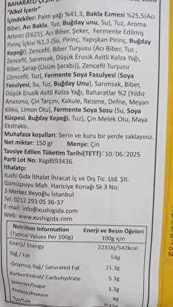 Baharatlı Güveç Çeşni- Çin Sosu