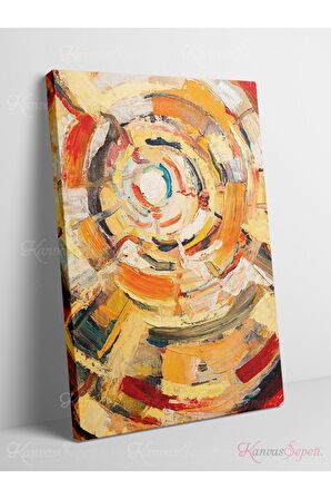 Soyut Dekoratif Vintange Retro Bohe Bohem Boho Bohom Art Vektorel Abstract Color Canvas Kanvas Tablo