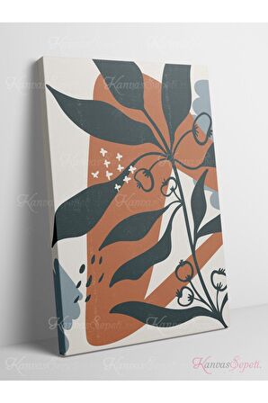 Soyut Dekoratif Vintange Retro Bohe Bohem Boho Bohom Art Vektorel Abstract Color Canvas Kanvas Tablo