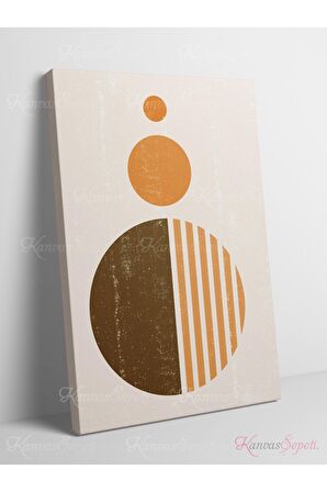 Soyut Dekoratif Vintange Retro Bohe Bohem Boho Bohom Art Vektorel Abstract Color Canvas Kanvas Tablo