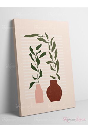 Soyut Dekoratif Vintange Retro Bohe Bohem Boho Bohom Art Vektorel Abstract Color Canvas Kanvas Tablo