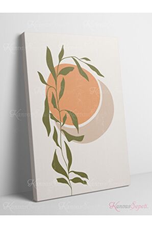 Soyut Dekoratif Vintange Retro Bohe Bohem Boho Bohom Art Vektorel Abstract Color Canvas Kanvas Tablo