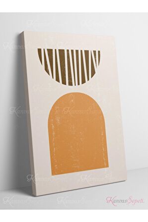 Soyut Dekoratif Vintange Retro Bohe Bohem Boho Bohom Art Vektorel Abstract Color Canvas Kanvas Tablo