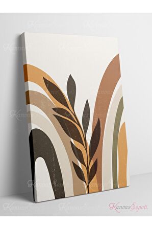 Soyut Dekoratif Vintange Retro Bohe Bohem Boho Bohom Art Vektorel Abstract Color Canvas Kanvas Tablo