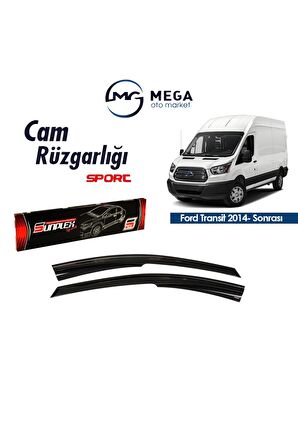 Ford Transit 2014- Sonrası Mugen Tip Cam Rüzgarlık Sunplex