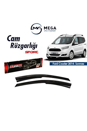 Ford Courier 2014- Sonrası Mugen Tip Cam Rüzgarlık Sunplex