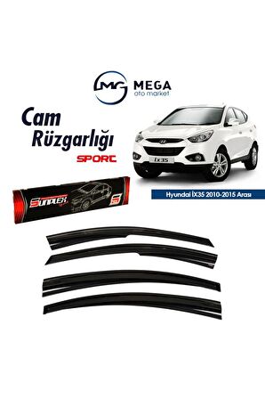 Hyundai Ix35 2010-2015 Arası Mugen Tip Cam Rüzgarlık Sunplex